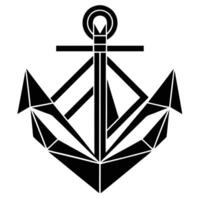 Clean Anchor Shapes vector