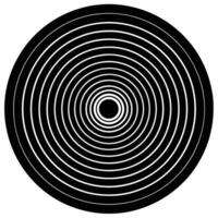 Simple Concentric Circle Art vector