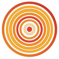 Artistic Concentric Circles vector