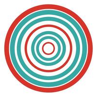 Abstract Circular Lines vector