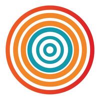 Minimalist Concentric Circles vector