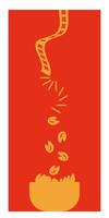 fortune cookies at festivals vector