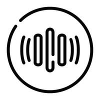 Internet Connection Outline Icon vector