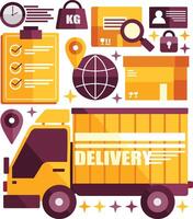 Logistic Elements Illustration vector