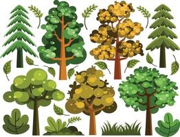 Tree Elements Illustration vector