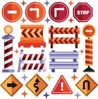 Traffic Elements Illustration vector