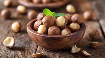 macadamia nutmeg is a spice that is used in many dishes photo