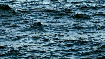Sea water surface. Blue sea waves soft surface abstract background video