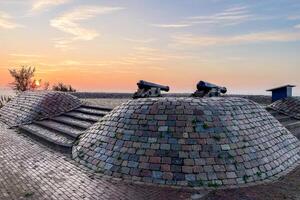 October 25, 2024. Hellevoetsluis, The Netherlands. The Fortress and the harbour of Hellevoetsluis, The Netherlands. photo