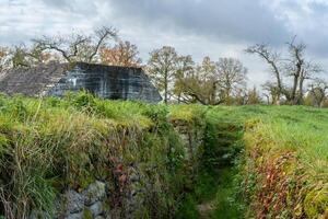 Historic bunkers at Schalkwijk, The Netherlands. photo
