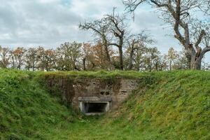Historic bunkers at Schalkwijk, The Netherlands. photo
