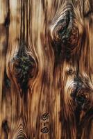 Textured wooden surface showcasing natural patterns and colors photo