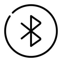 Bluetooth Symbol Icon vector