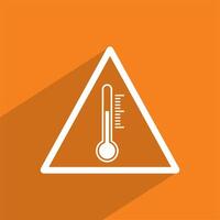 delivery temperature icon, logistic icon vector