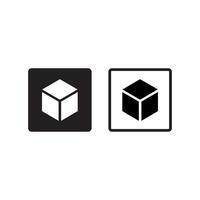 box icon , cube icon vector