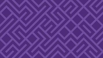 Purple and Violet Geometric Maze Pattern Background with Abstract Angular Design vector
