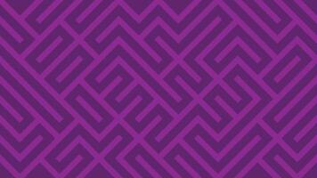 Purple Geometric Maze Pattern Background with Abstract Zigzag Design vector