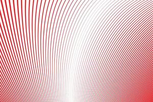 simple abstract creative red color geometric thin to thick wavy pattern a red background with a white and red lines vector