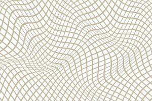 simple abstract brown color creative small square wavy distort net line pattern abstract geometric pattern with lines that are drawn in a square vector