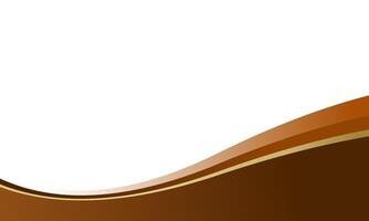 red and gold wave corner background vector