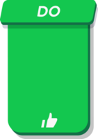 Do template frame green color png