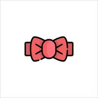 A bow tie icon on a white background vector