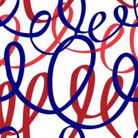 New Year and Christmas seamless pattern with serpentine on a white background vector