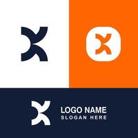 Creative K type logo template. vector