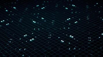 Digital cyberspace background, futuristic tech pattern suitable for motion graphics about HUD, FUI, data transfer, connectivity, loop high tech footage. video