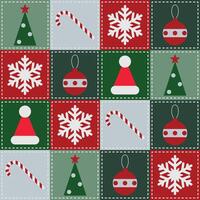 New Year's Minimalistic pattern vector