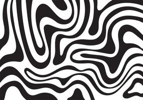 Abstract horizontal background with colorful waves. Trendy illustration in style retro 60s, 70s. vector