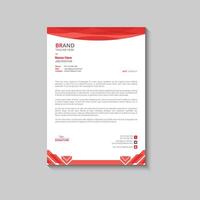 Modern Business Letterhead Design Template vector