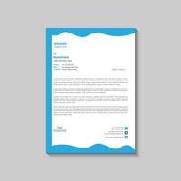 Letterhead template design for your project vector