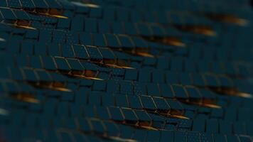Dark Geometric Pattern with Subtle Golden Highlights video