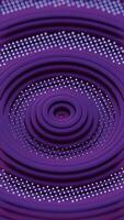 Abstract Concentric Circles with Dotted Patterns in Purple Hue video