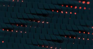 Abstract Pattern of Glowing Geometric Tiles with Light Effects video