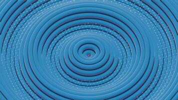Abstract Concentric Circles with Dotted Patterns in Turquoise Hue video