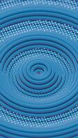Abstract Concentric Circles with Dotted Patterns in Turquoise Hue video