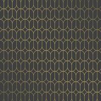 Luxury Golden Geometric Linear Fence Pattern Background Decorative Illustration vector