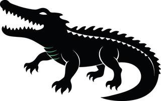 Crocodile in Shadow Form vector