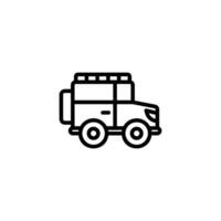 Off-road icon or logo design isolated sign symbol illustration - high quality line style icon suitable for designers, web developers, displays and websites vector