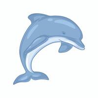 Dolphin icon. Cartoon of dolphin icon for web design isolated on white background vector
