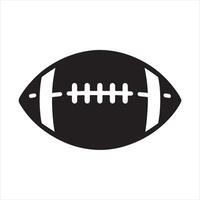 American Football silhouette white background vector