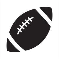 American Football silhouette on white background vector