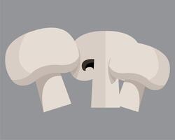 A cartoon mushroom with two eyes on it vector
