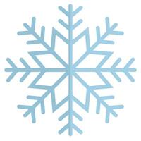 Snowflake icon isolated on white background. vector