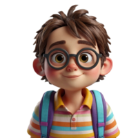 Fun and Charming 3D Cartoon Figure Design png