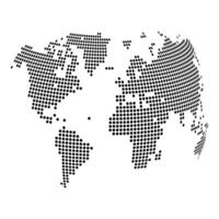 Best World Map Dots Art vector