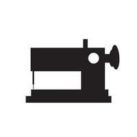 sewing machine icon isolated flat style vector