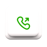 A phone call button with a green arrow pointing to it png